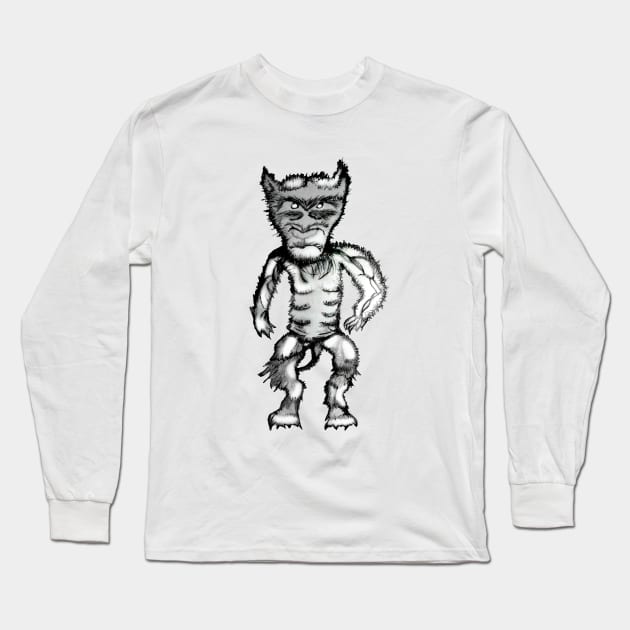 Werewolf Long Sleeve T-Shirt by IanWylie87